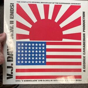 V-J Day Vinyl Record NEW SEALED 1976 WW2 Ends!